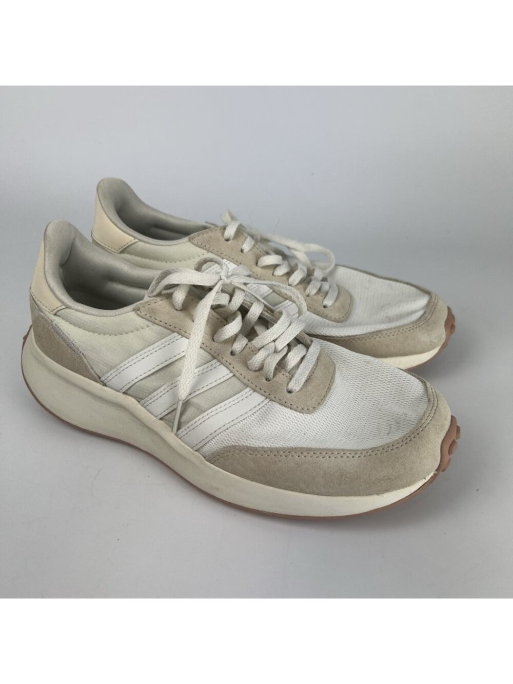 Adidas Womens Run 70s White Running Shoes Size 8.5